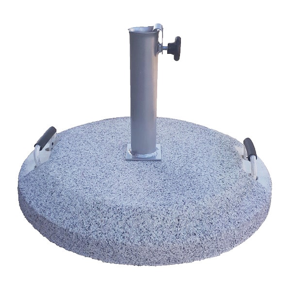 Base de chapéu 45Kg, em cimento com granito