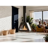 thumbnail of PURLINE Lareira a etanol de teto em aço preto e base piramidal SYKE PYRAMID