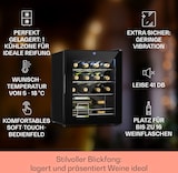 thumbnail of Klarstein Shiraz 16 Uno Weinkühlschrank 42l Touch-Bedienfeld 131W 5-18°C Schwarz