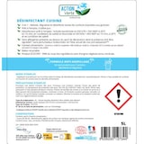 thumbnail of Action verte desinfectant cuisine 5L Ecocert - nettoie, dégraisse et désinfecte
