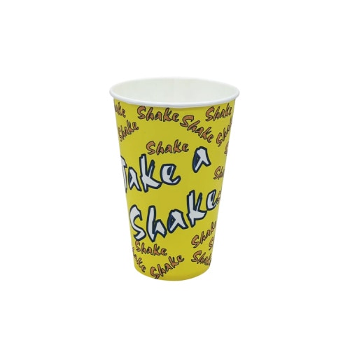 2000 Pappbecher 300 ml 12 oz PAP/PE Ø 80 x 115 mm Neutralmotiv Shake