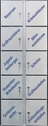 thumbnail of Gemeinschaftskühlschrank 8 Fächer HZS 51-8