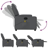 thumbnail of vidaXL Massagesessel Relaxsessel Grau Kunstleder