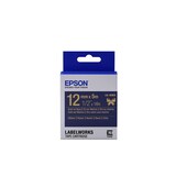 thumbnail of Epson Satinband-Etikettenkassette Lk-4Hkk Gold/Marineblau 12mm (5 M)