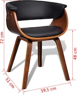 thumbnail of vidaXL Esszimmerstuhl Bugholz und Kunstleder