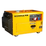 thumbnail of Generador eléctrico trifásico Kompak K6100SE-3 insonorizado diesel