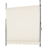 thumbnail of tectake Store à pince sans perçage avec manivelle, réglable en hauteur - 200 x 180 cm, beige - 404957
