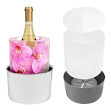 thumbnail of Silikon-Eiswürfelform für Champagnerflaschen mit Metall-Frappé-Verschluss – 15 x 9 x 14,6 cm