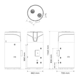 thumbnail of Chauffe Eau Thermodynamique Monobloc Sol Stelios 200 L Air Ambiant / Air Extérieur Sannover