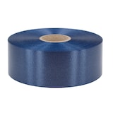 thumbnail of 100m Geschenkband Ringelband 50mm wasserfestes Kunststoff Dekoband Polyband zum Basteln Weihnachtssterne Autoschleifen Schleifenband Maibaum Blau