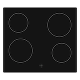 thumbnail of Telefunken ECH65A-B2 Einbauherd-Set | Elektro-Herd-Kochfeld-Kombi | Backofen mit Grill & Umluft | Glaskeramik-Kochfeld