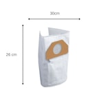 thumbnail of 4er-Pack Staubsaugerbeutel für 64079 Tornado und Kärcher TopFilter Premium