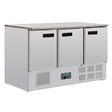 thumbnail of Polar Serie G Thekenkühltisch mit Marmorarbeitsfläche 3-türig 368Ltr