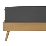 thumbnail of Schiesser Spannbettlaken Flexi - 95/5 - 100 x 200 cm - Dunkelgrau
