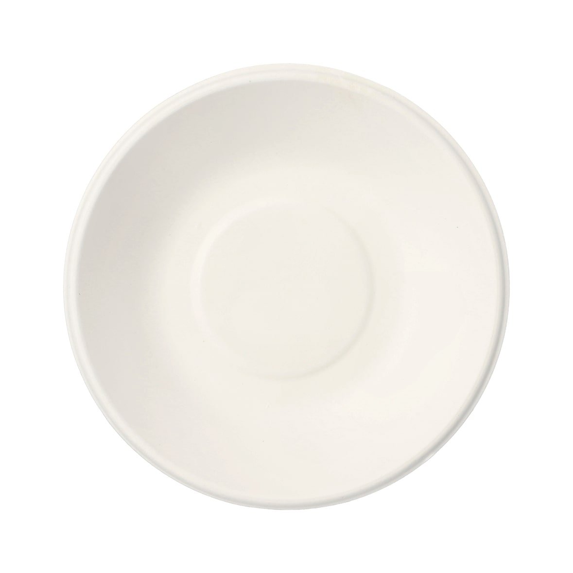 PAPSTAR 144 Schalen, Zuckerrohr "pure" 680 ml Ø 19 cm · 4 cm weiss (89763, 12x12 Stück)