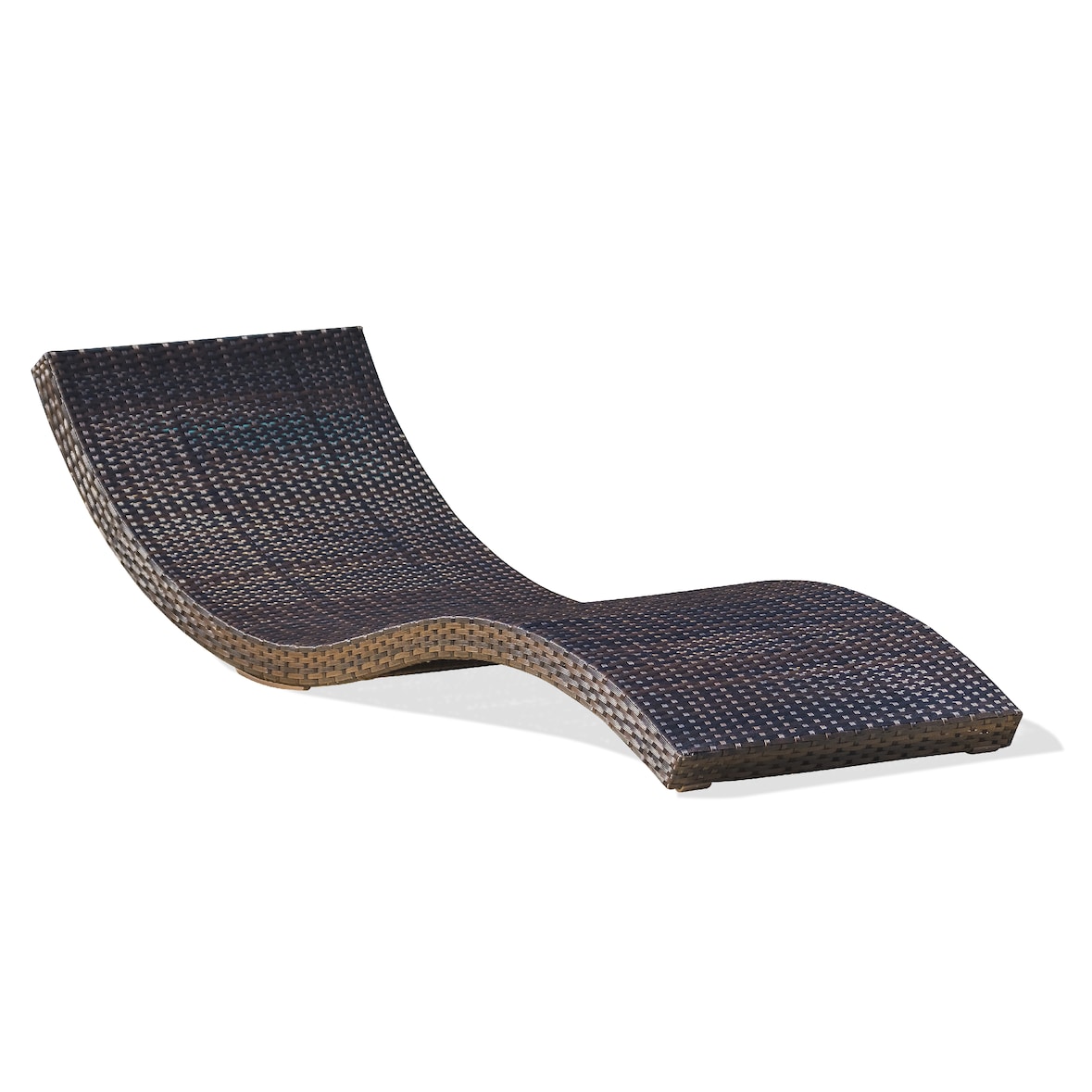 Tumbona de resina trenzada