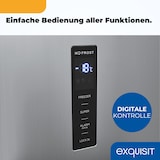 thumbnail of Exquisit Gefrierschrank, 600 Liter, No-Frost, LED-Beleuchtung, digitales Bedienpanel, leise, GS600-NF-H-040E inoxlook