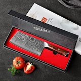 thumbnail of XinZuo - Damast-Hackbeil (chinesisches Kochmesser) - B13D Yu Serie