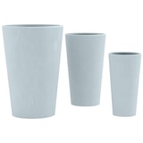 thumbnail of Décoshop26 - Set mit 3 wetterbeständigen grauen Blumentöpfen aus Faserton 10_0007960