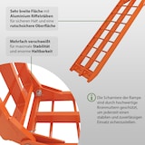 thumbnail of TRUTZHOLM 1 x Auffahrrampe klappbar 180 cm Traglast 340 kg Alu orange Riffelstab Verladerampe
