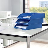 thumbnail of Briefablage A4 Standard Plus blau Packung mit 5 Stück