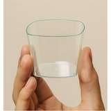 thumbnail of MONOUSO - Fingerfood Schalen Niedrig PS Transparent “Water Green” 150ml (200 Stück)