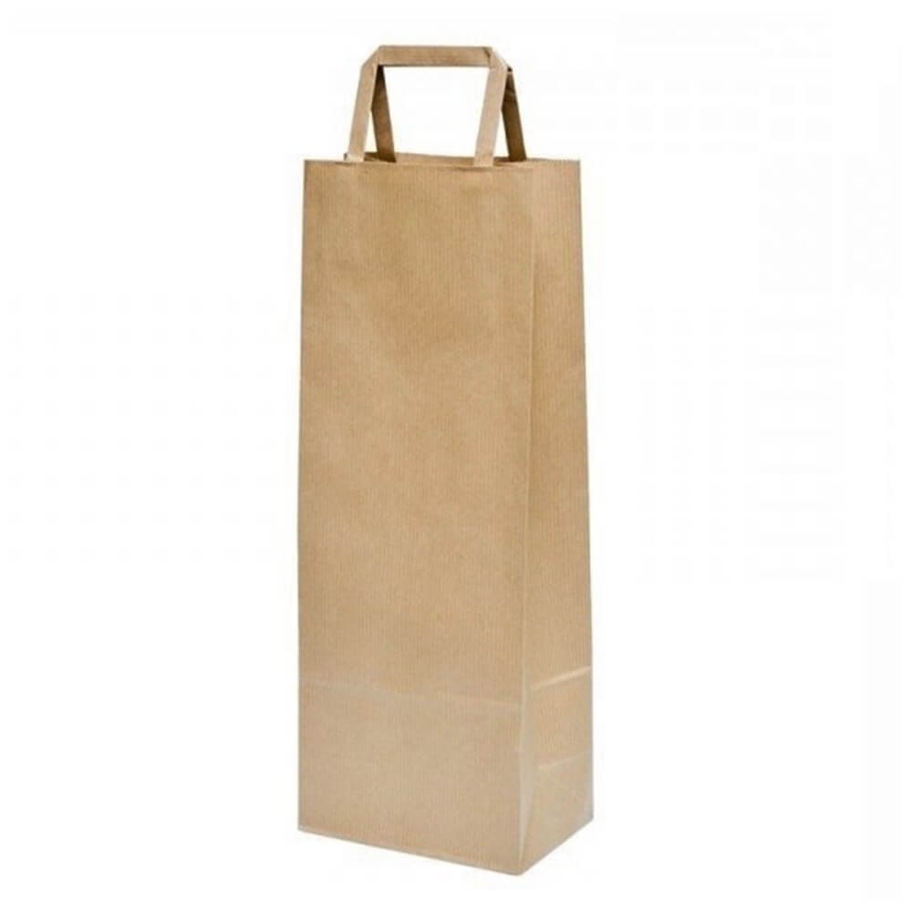 ENVASES DEL MEDITERRANEO - SACO DE PRESENTE PARA VINHO 14 X 9 X 36 cm (250 Unid.) · take away · restauração