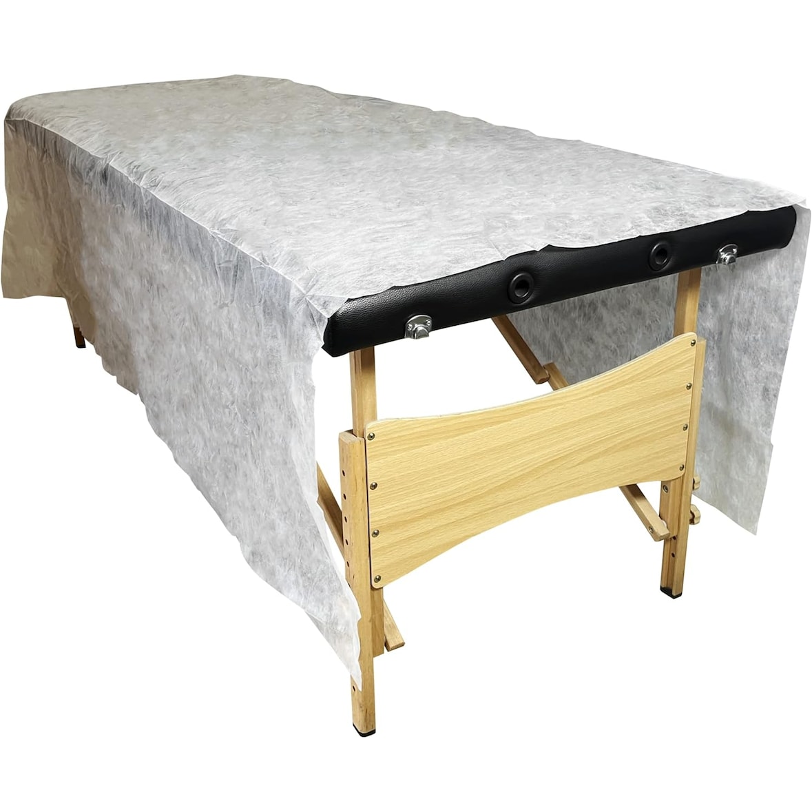 10 Lençóis Descartáveis SMS Não Ajustáveis 180x210 cm | Cobertura Descartável para Maca de Massagem