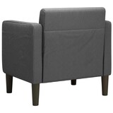 thumbnail of vidaXL Sessel mit Armlehnen Dunkelgrau 54 cm Cordstoff