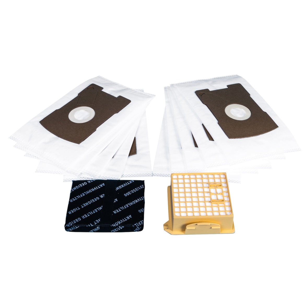 Premium Sparset Filterset passend für Vorwerk Tiger 260, VT260 - 18 teiliges Set