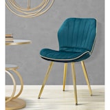 thumbnail of Sedia Ottanio Dorato Set 2 PZ cm 46X58X77 - PARIS