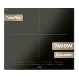 thumbnail of Placa Inducción EVVO V68 TotalFlex 3 Zonas, FlexZone, Booster, Control Táctil Slider, Temporizador y Bloqueo