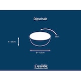 thumbnail of CreaTable Nature Collection Blue Dipschale 6-tlg Steinzeug