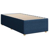 thumbnail of vidaXL Boxspringbett mit Matratze Blau 80x200 cm Stoff