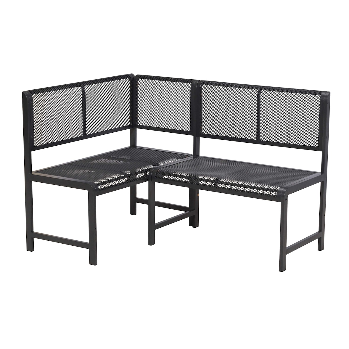 Merxx Elos Eckbank, Aluminium, Graphit