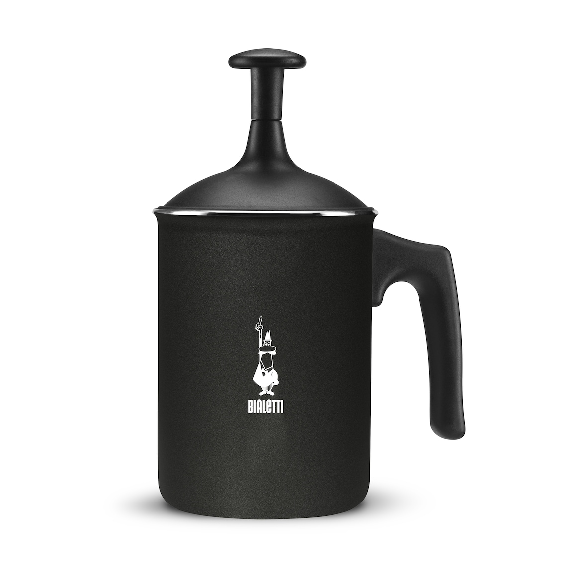 Bialetti Tutto Crema Milchaufschäumer 1 Liter schwarz