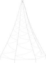 Ein spinnennetzartiges Zelt.