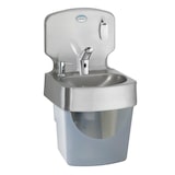 thumbnail of Tournus Handwaschbecken TS2000N mit Sensor (Batteriebetrieb), Seifenpumpe 500ml & Papierkorb: Abm  400x400x755mm, Becken 350x275mm, Tiefe 80mm