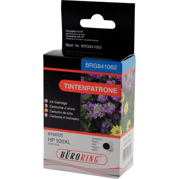 Tintenpatrone 920XL schwarz, ersetzt HP CD975AE, Inhalt: 48 ml, für ca. 1730 Seiten