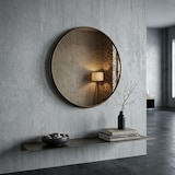 thumbnail of Milani Home specchio in vetro 90 x 1 x 90 cm bronzo