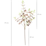 thumbnail of Layba Eucalipto Artificial Rosa Antiguo 85 cm (3 Uds) Serie Deco, Hojas Delicadas, Tallos Flexibles