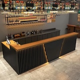 thumbnail of Bancone bar, banco cassa e reception per ristorante, sala da biliardo, bancone a L 160 cm【H ZJX 160】