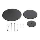 thumbnail of Espositore a 3 livelli OLYMPIA Slate - Nero GF991