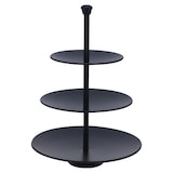 thumbnail of Etagere 3 Ebenen Ø25/20,5/16,5xH36,5cm Metall Schwarz