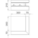 thumbnail of OBO Bettermann Außeneck GS-AA70210RW 6278010