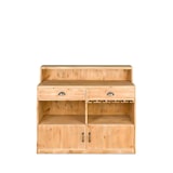 thumbnail of TRADIS Bar à vin H100 cm, 2 portes, 2 tiroirs, bois massif
