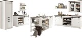 thumbnail of Furn.Design Küche mit Kochinsel in weiß Pinie und anthrazit Landhaus Küchenschrank Set 7-teilig Stove