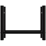 thumbnail of Suporte para lenha preto Medya redondo/30x80x60 cm