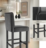 thumbnail of tectake Barhocker aus Kunstleder - 6er Set schwarz