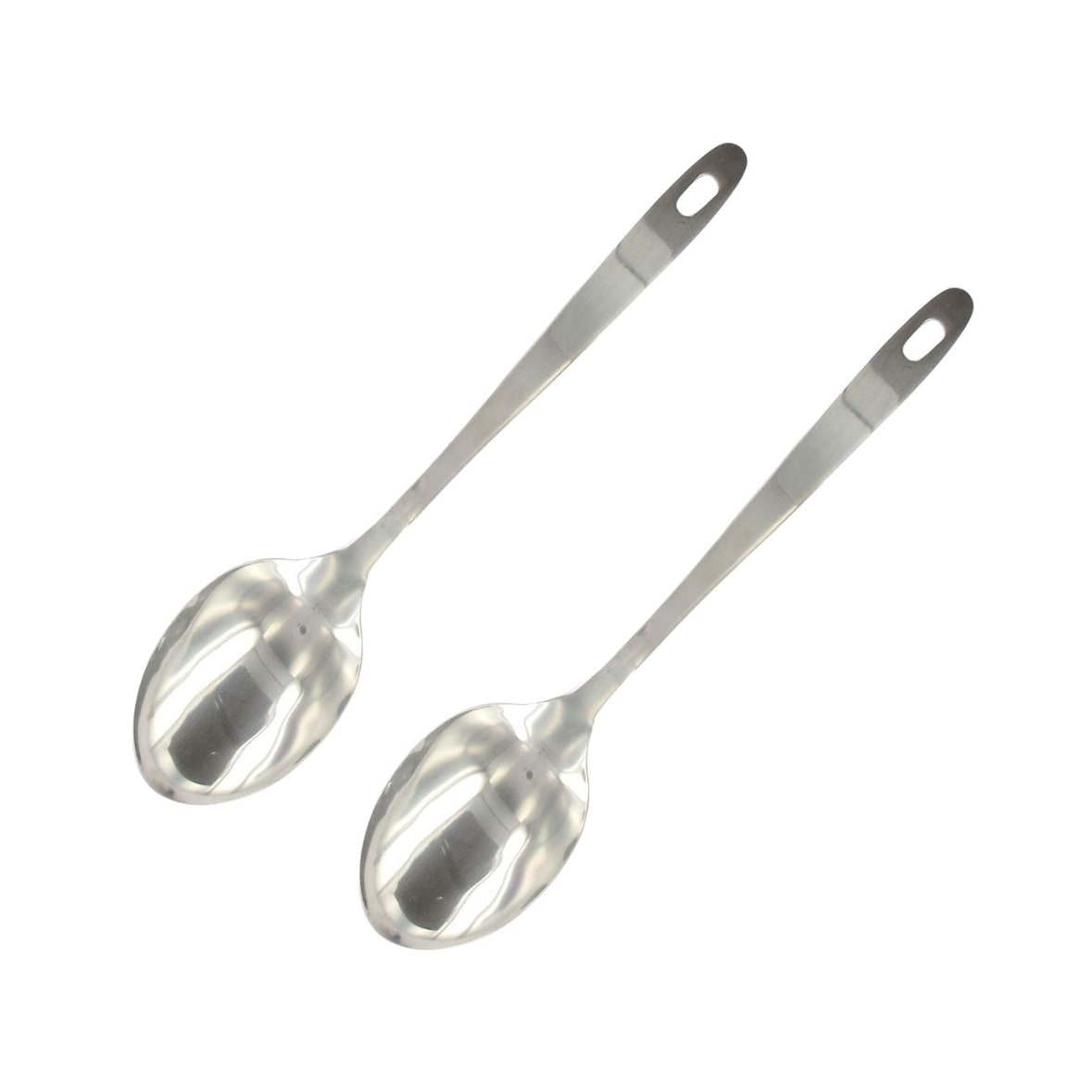 2er-Set Fackelmann Oxford 31,5 cm Servierlöffel aus Edelstahl